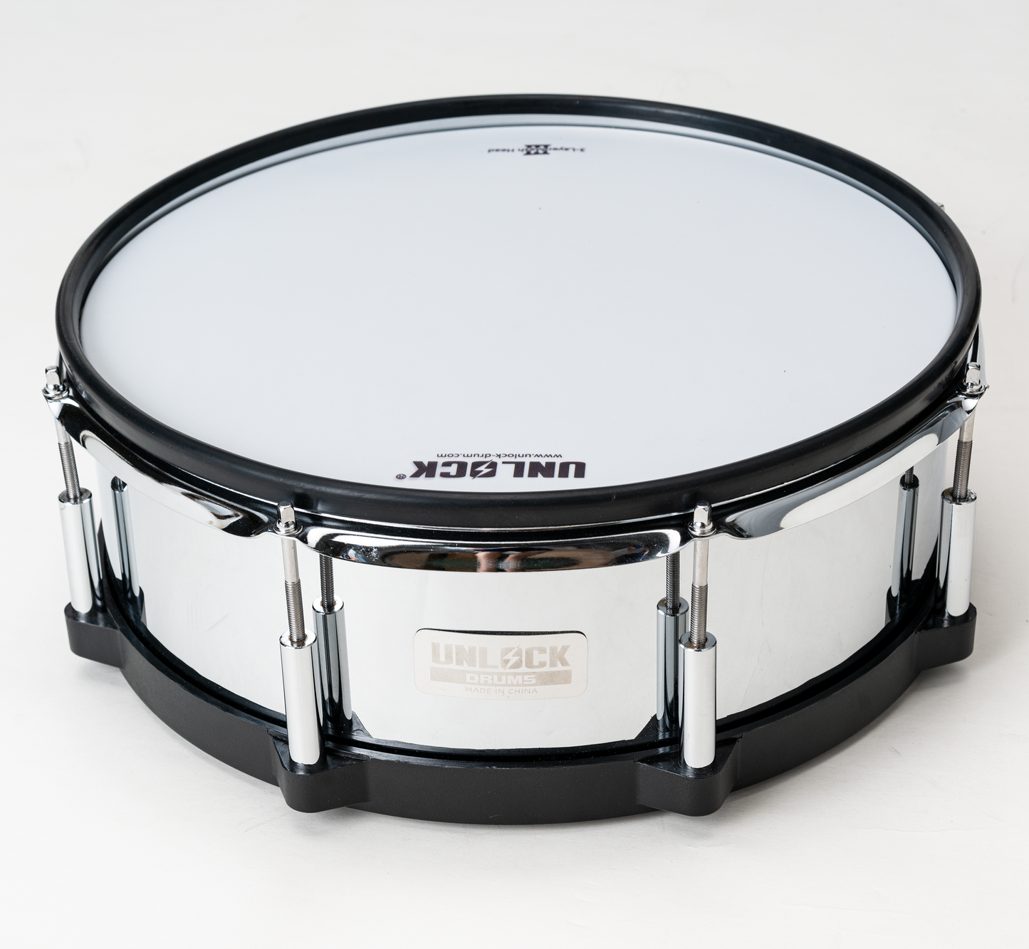 Suspended snare drum